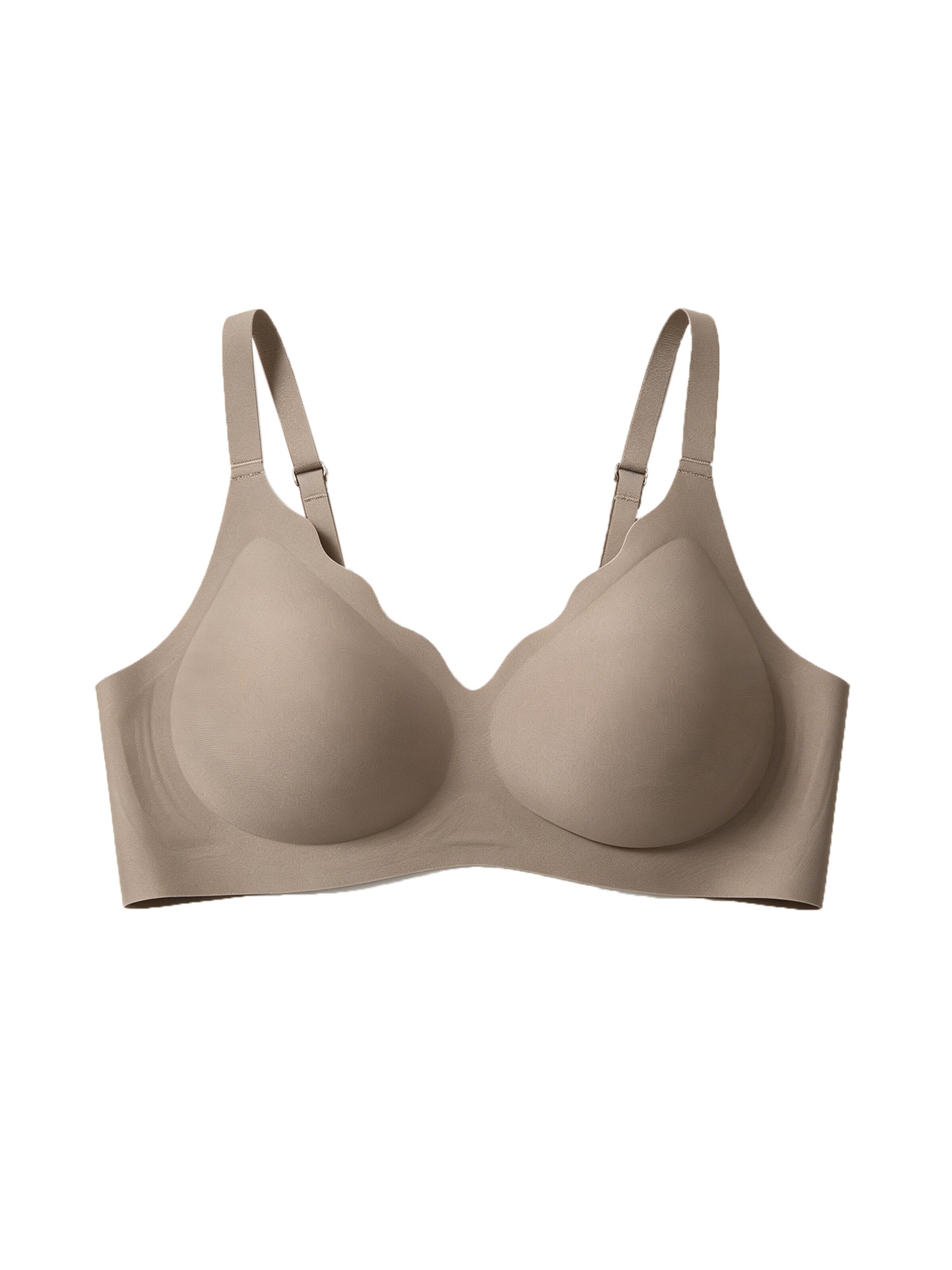 SHARICCA Push-up Bra in Grey: front