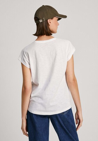 T-shirt ' GLORY ' Pepe Jeans en blanc