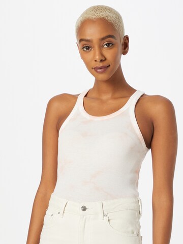 American Eagle Top in Orange: front