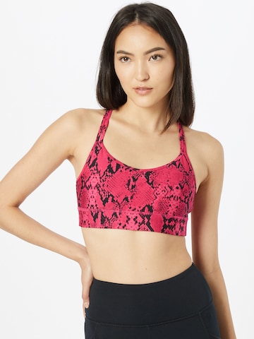 DKNY Performance Bralette Sports Bra in Red: front