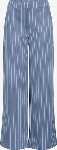 ICHIWide Leg/ Široke nogavice Chino hlače 'IHKATE' - plava boja: prednji dio