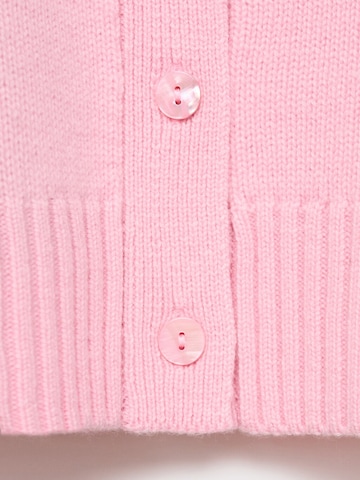 MANGO Knit cardigan 'SCORPIUS' in Pink