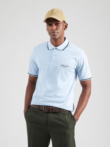 JACK & JONES Футболка 'JORTEN' в Синий: спереди
