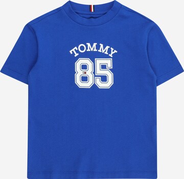 TOMMY HILFIGER Shirt 'VARSITY' in Blauw: voorkant