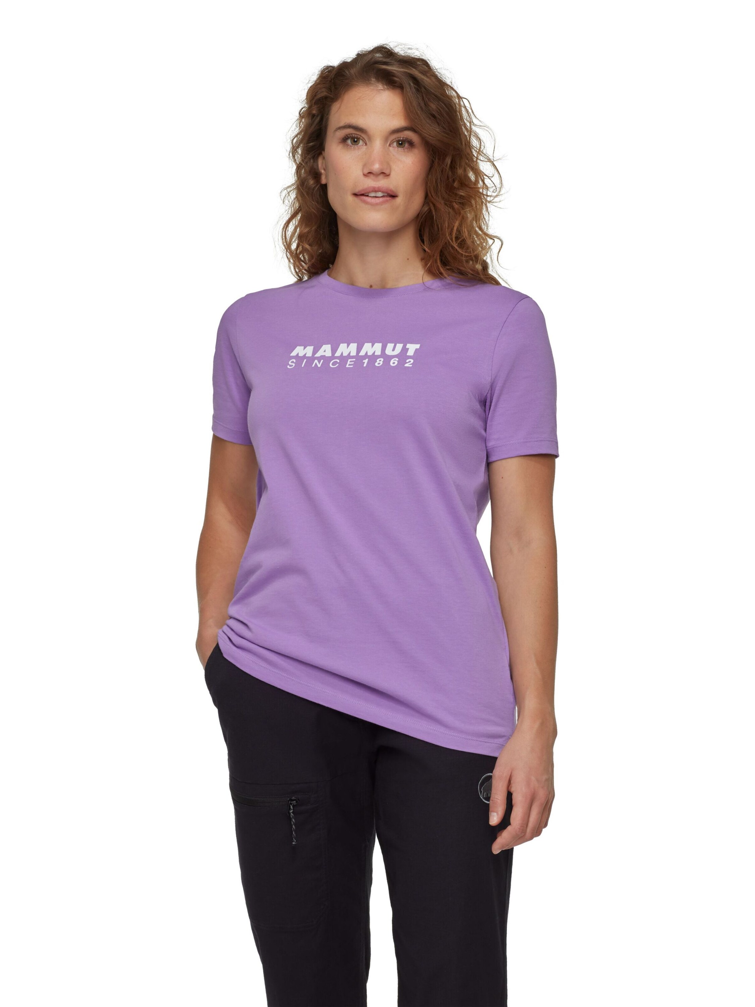 MAMMUT Funktionsshirt in Lila: Vorderseite