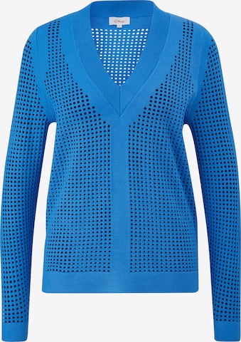 Pull-over s.Oliver en bleu : devant