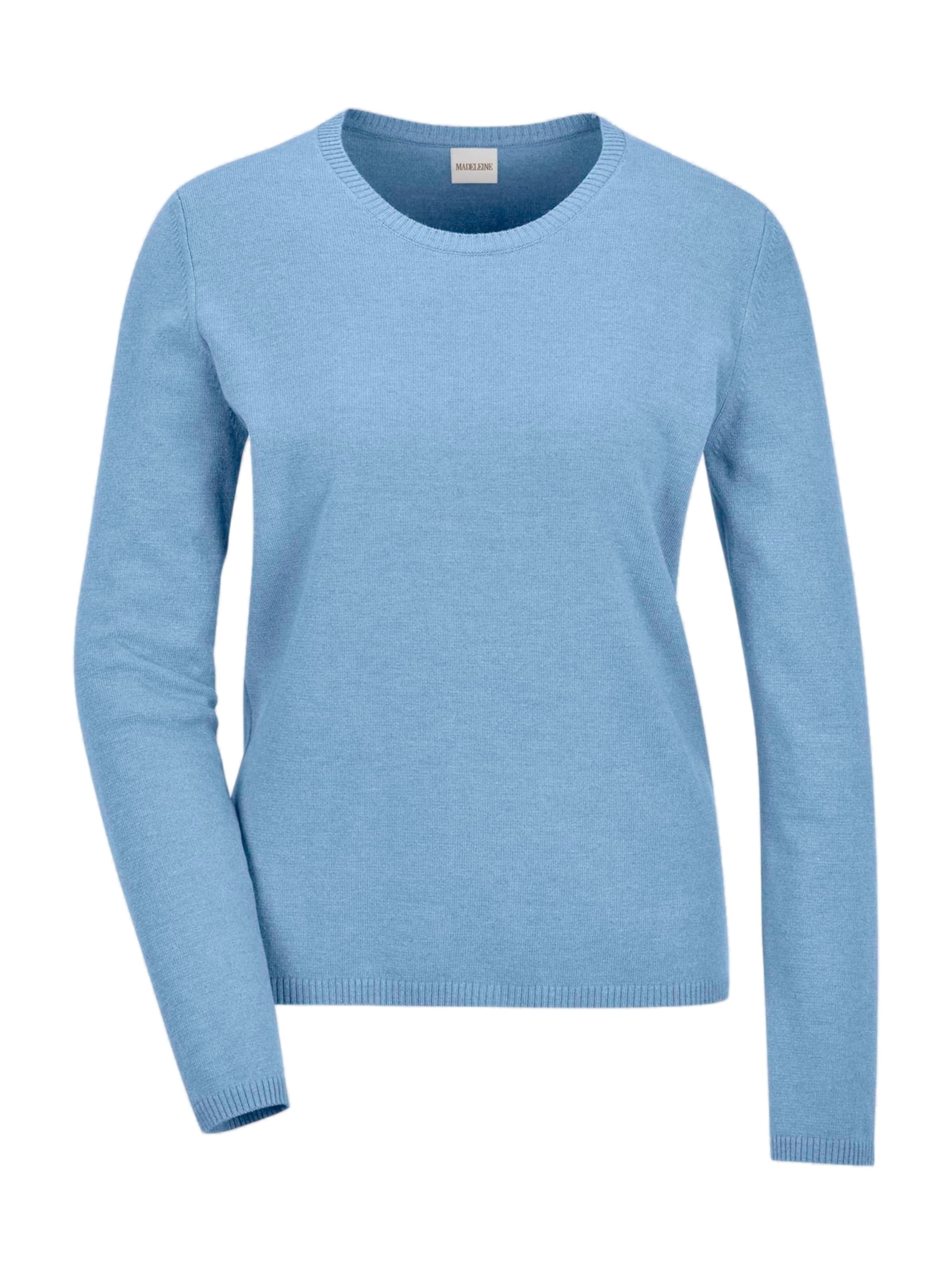 MADELEINE Pullover in Blau: Vorderseite