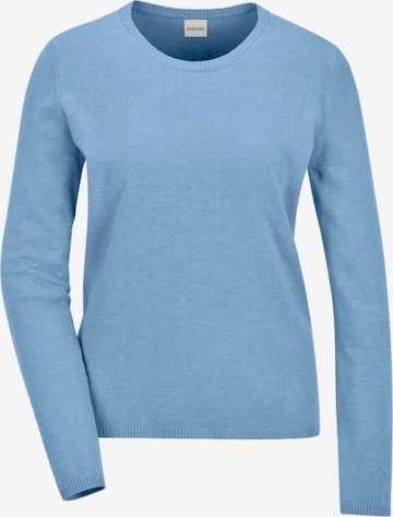 Pull-over MADELEINE en bleu : devant
