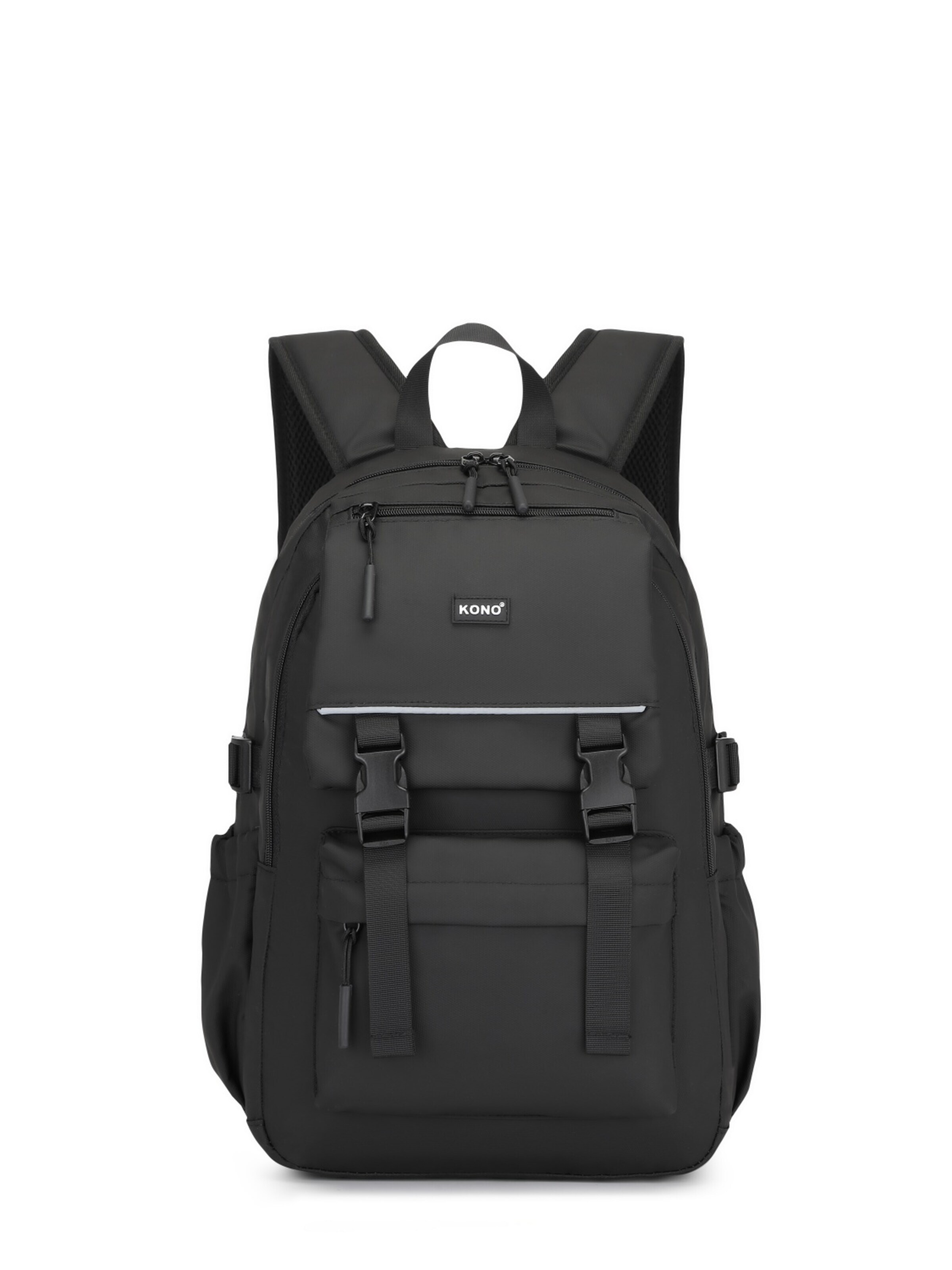 Kono Rucksack‌‌‌‌‌‌‌ in Schwarz: Vorderseite