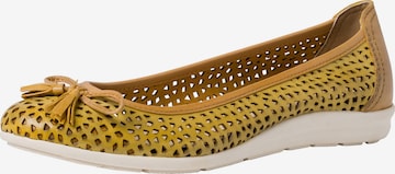 MARCO TOZZI Ballet Flats in Yellow: front