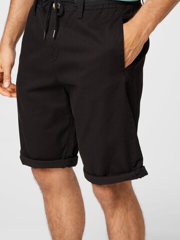 TOM TAILOR Regular Shorts in Schwarz