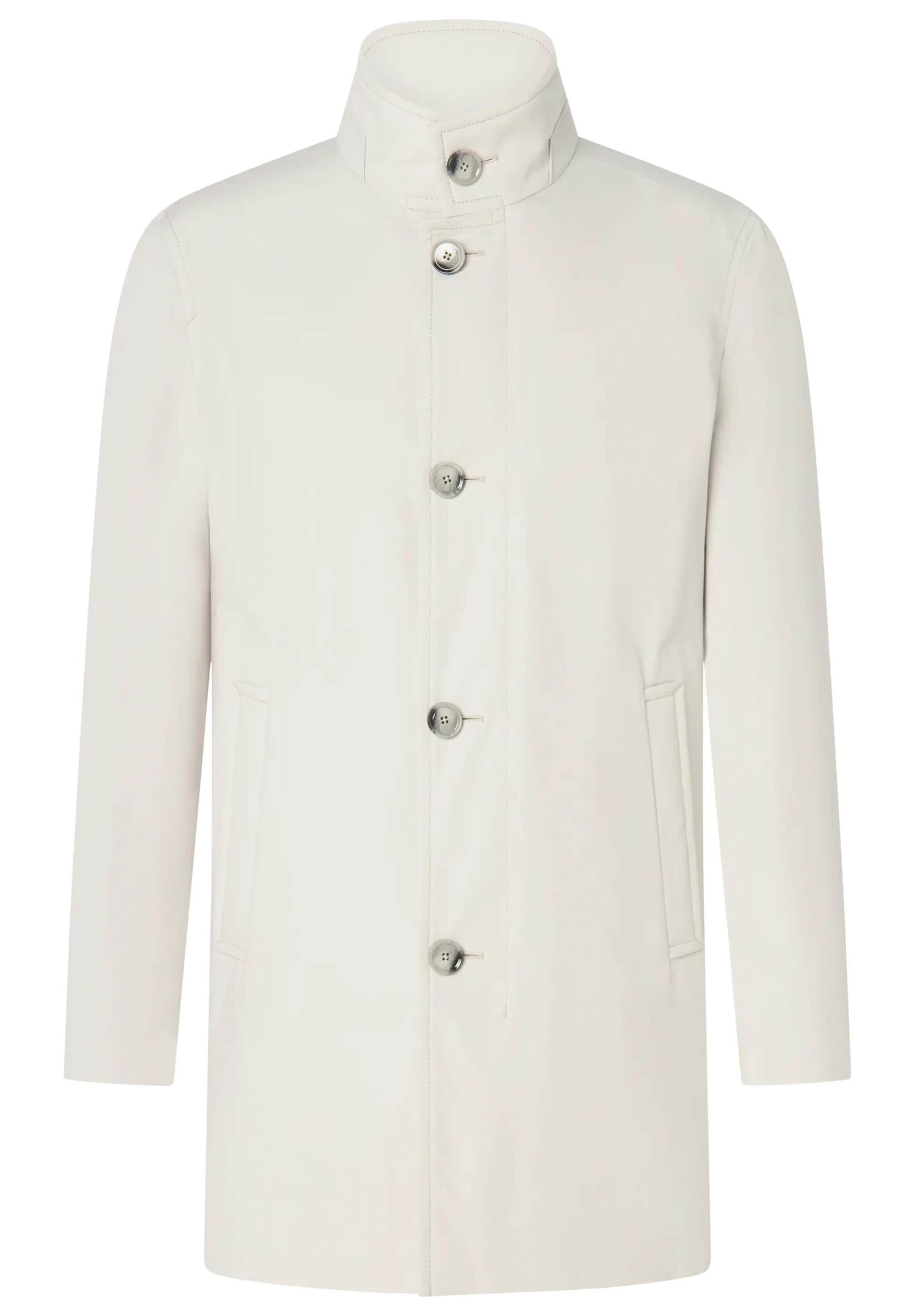 STRELLSON Between-Seasons Coat 'Fynn Flex' in White: front