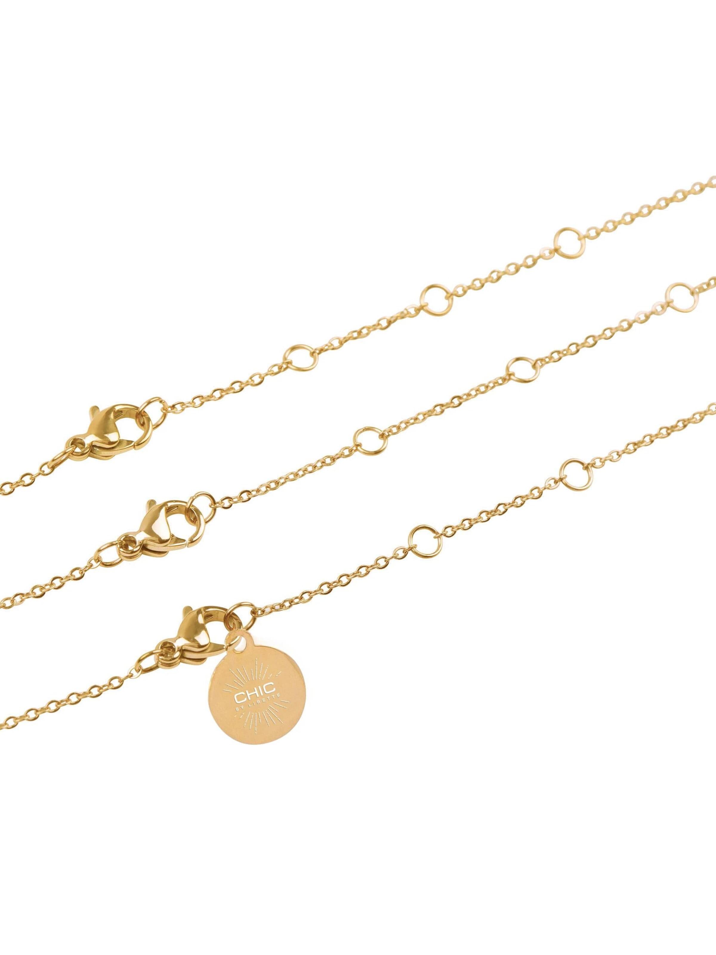 Chaîne 'Necklace Hammered' Chic by Lirette en or