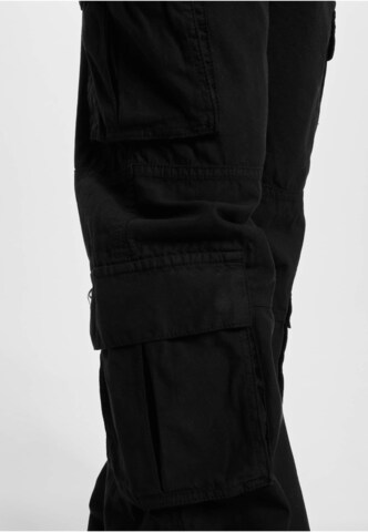 DEF Loosefit Cargohose in Schwarz