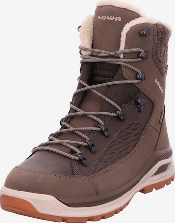 LOWA Snow Boots 'Renegade Evo Ice GTX' in Grey: front