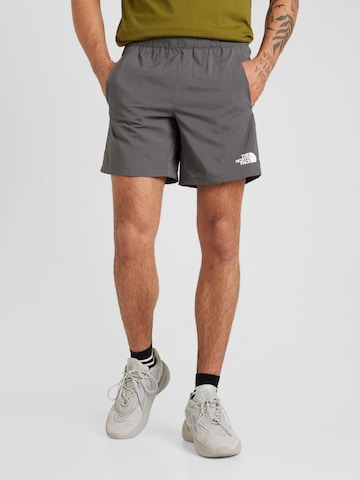 THE NORTH FACE Regular Workout Pants in Grey: front