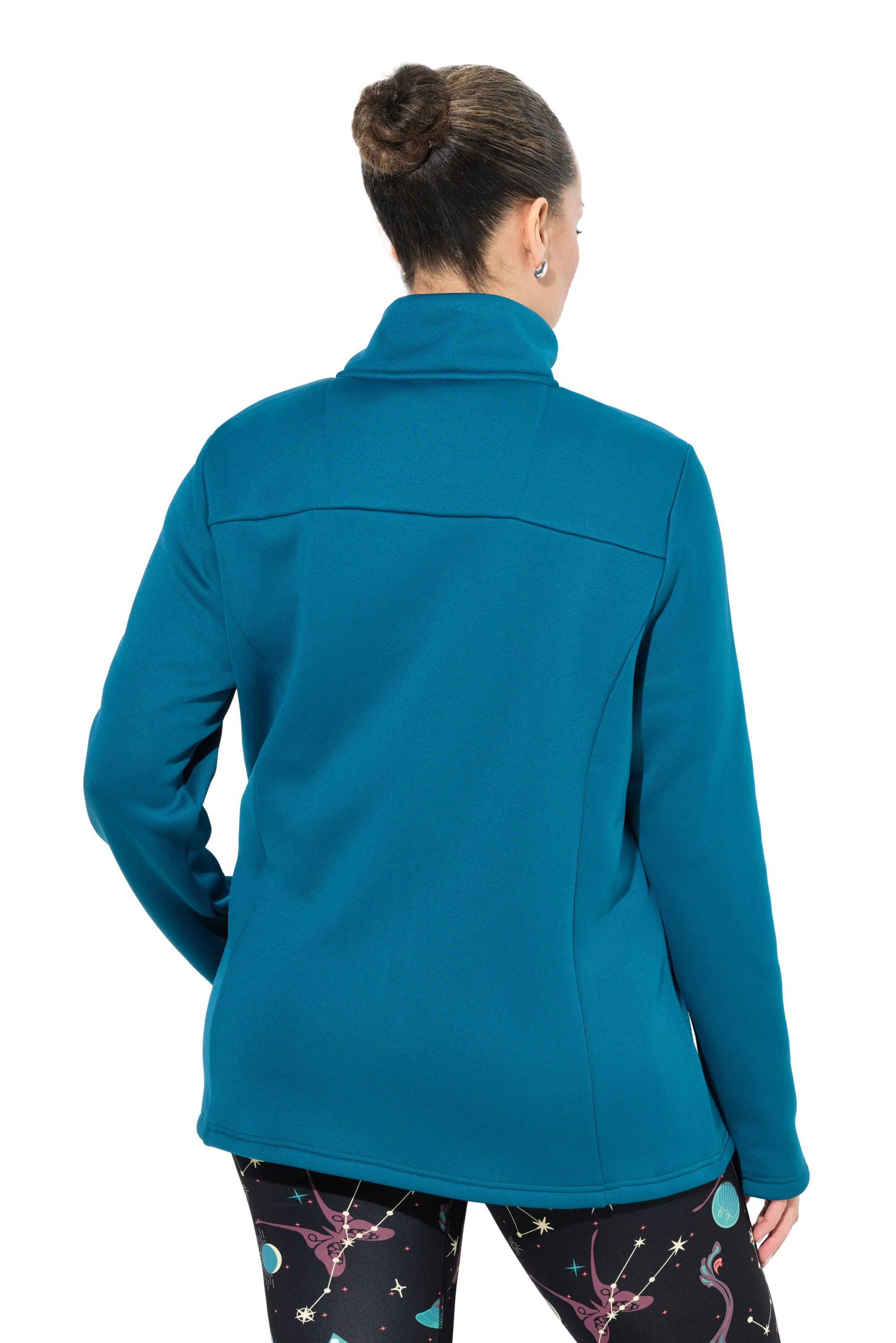 Ulla Popken Sweatvest in Groen