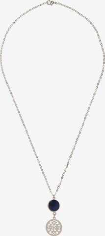 Gemshine Necklace 'Mandala ' in Silver: front