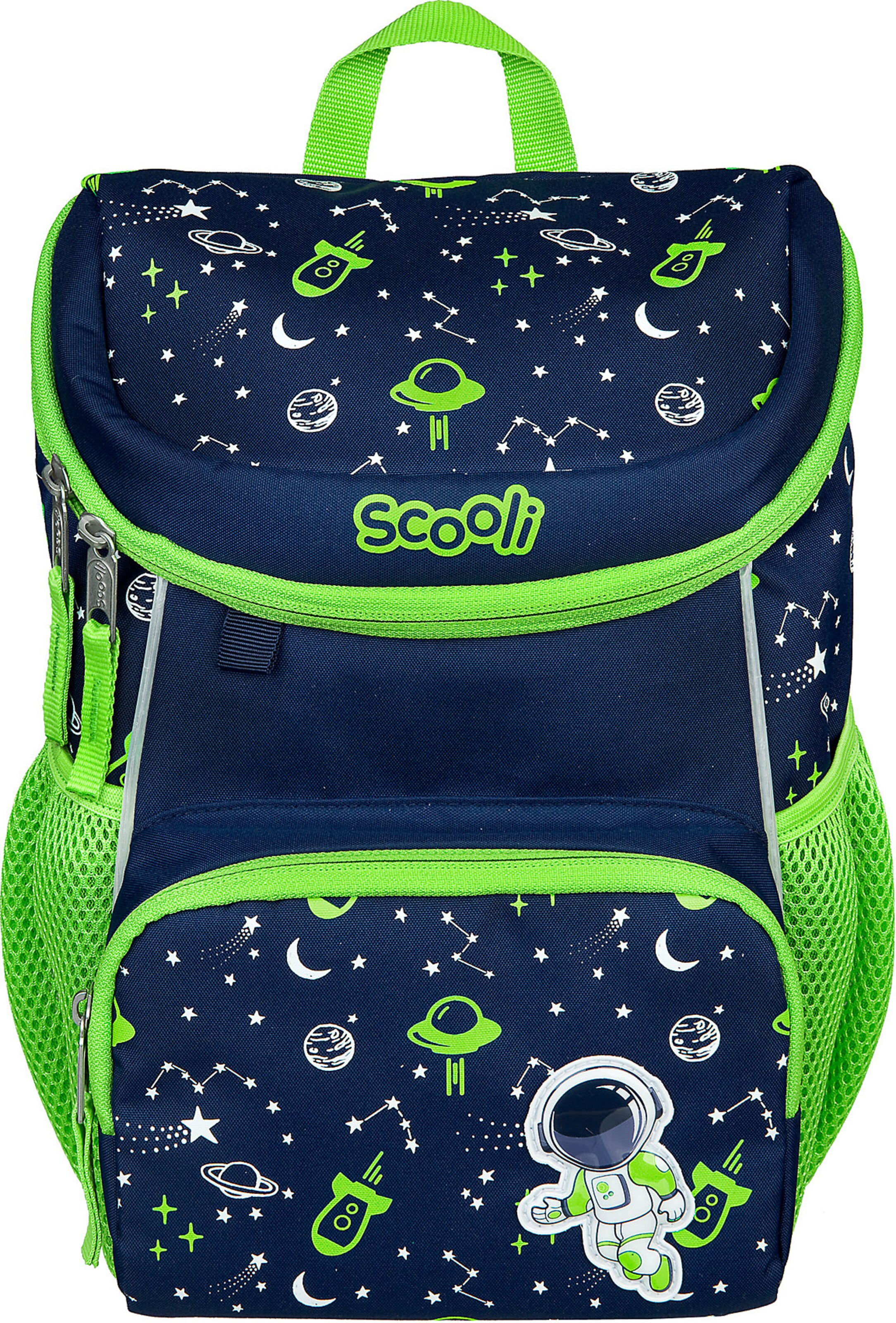 SCOOLI Rucksack 'Mini-Me' in Blau: Vorderseite
