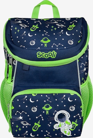 SCOOLI Backpack 'Mini-Me' in Blue: front