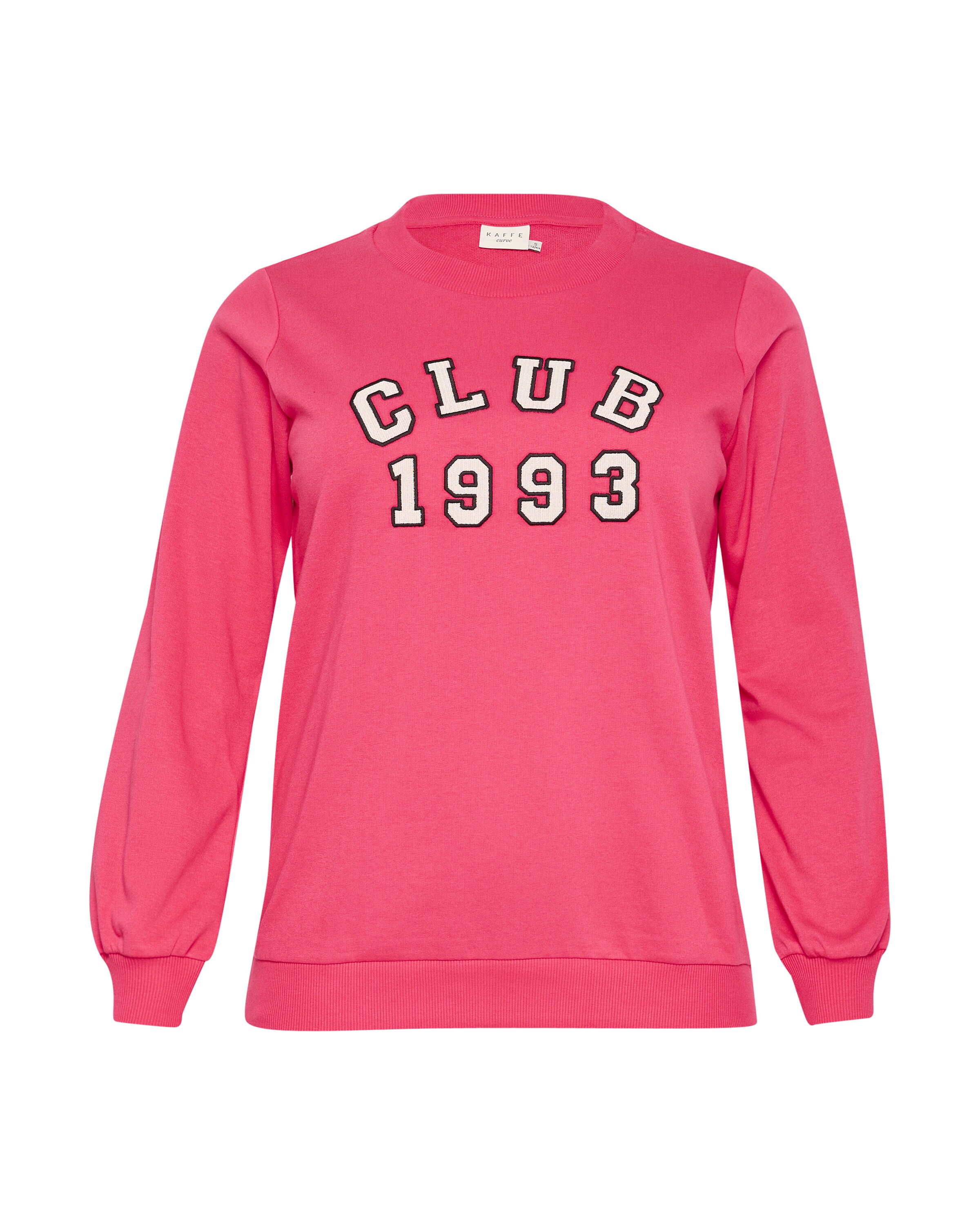 KAFFE CURVE Sweater 'Violi' in Pink: front