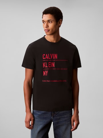 Calvin Klein Jeans Särk, värv must: eest vaates