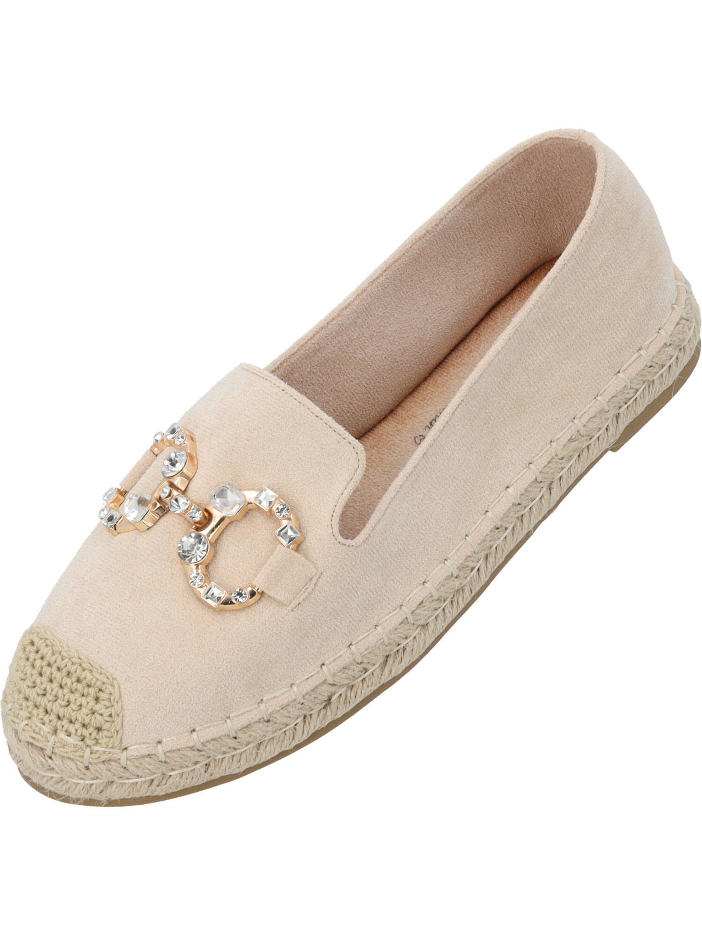 Palado by Sila Sahin Espadrilles in Beige: front
