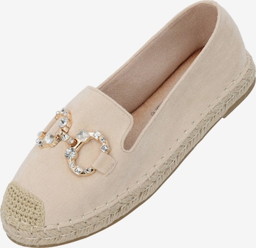 Espadrilles Palado by Sila Sahin en beige : devant