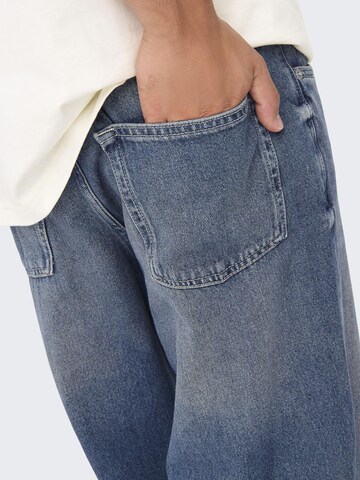 Loosefit Jean 'ONSFade' Only & Sons en bleu