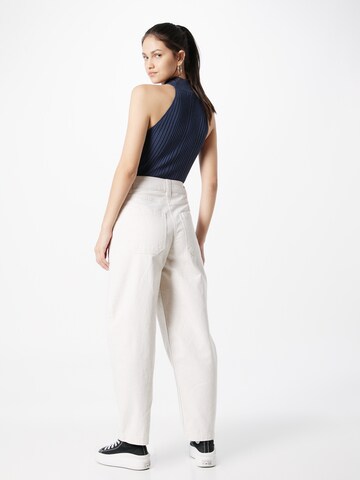 TOPSHOP Wide leg Παντελόνι σε μπεζ