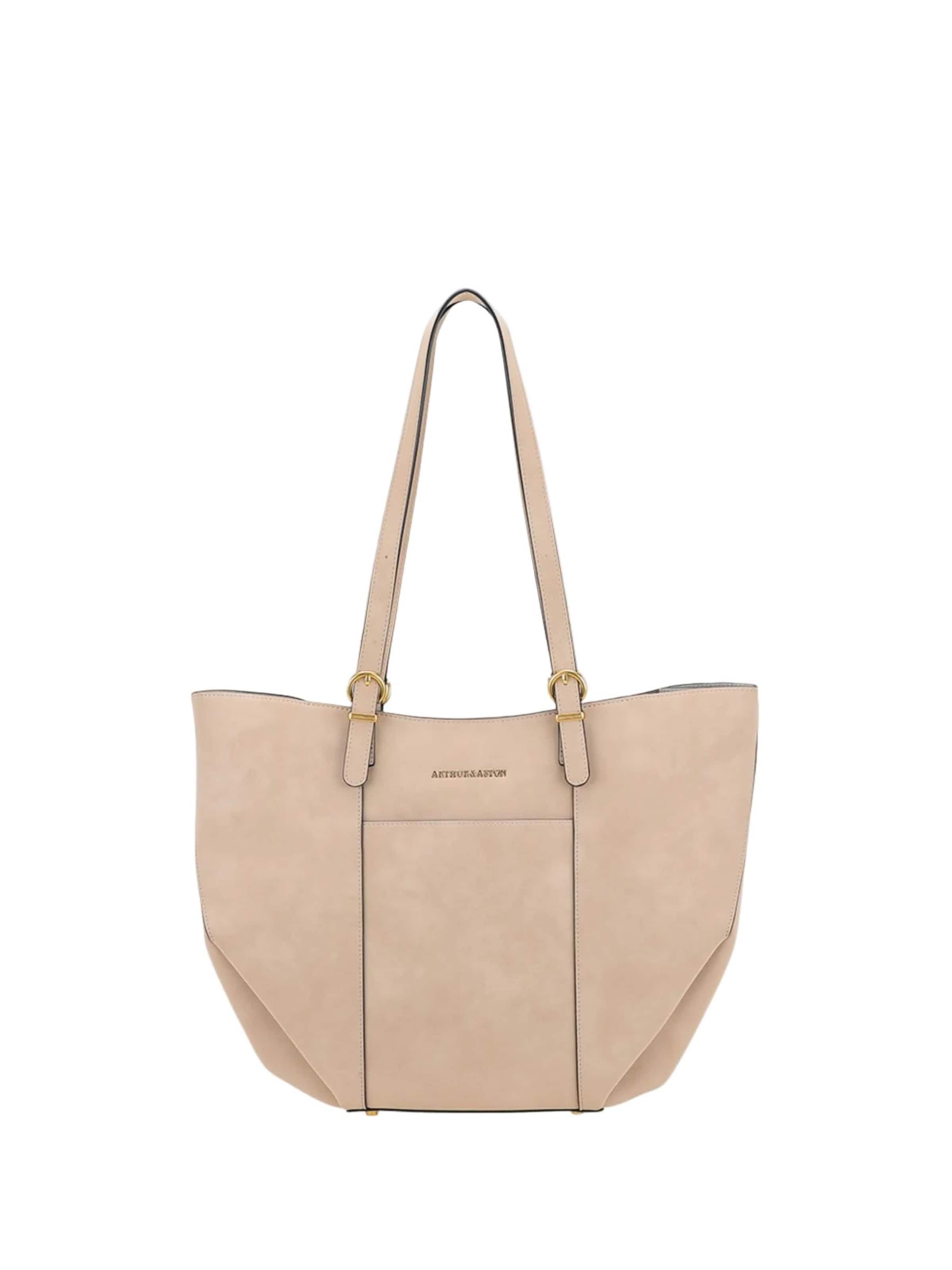 Arthur & Aston Shopper 'Naturel'‌‌‌‌‌‌‌‌ in Beige: Vorderseite
