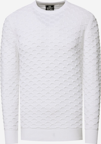 Rusty Neal Sweater in White: front