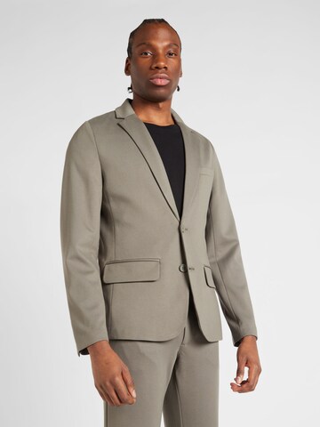 Coupe slim Veste de costume 'MARK' Only & Sons en gris : devant