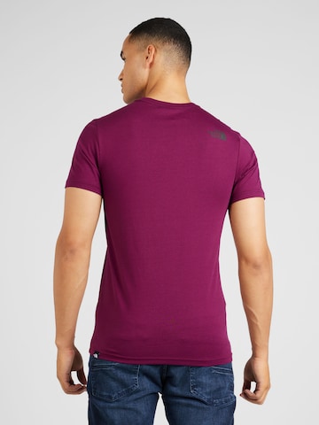 THE NORTH FACE - Ajuste regular Camiseta 'FINE' en lila