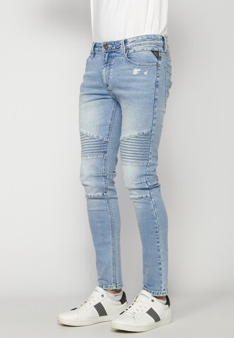 KOROSHI Skinny Jeans in Blau