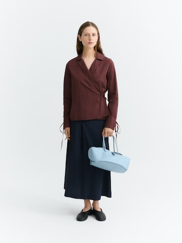 Thinking MU Blouse 'Lenie' in Rood: voorkant