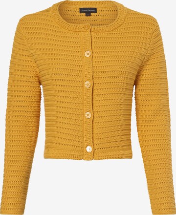 Franco Callegari Knit Cardigan in Yellow: front