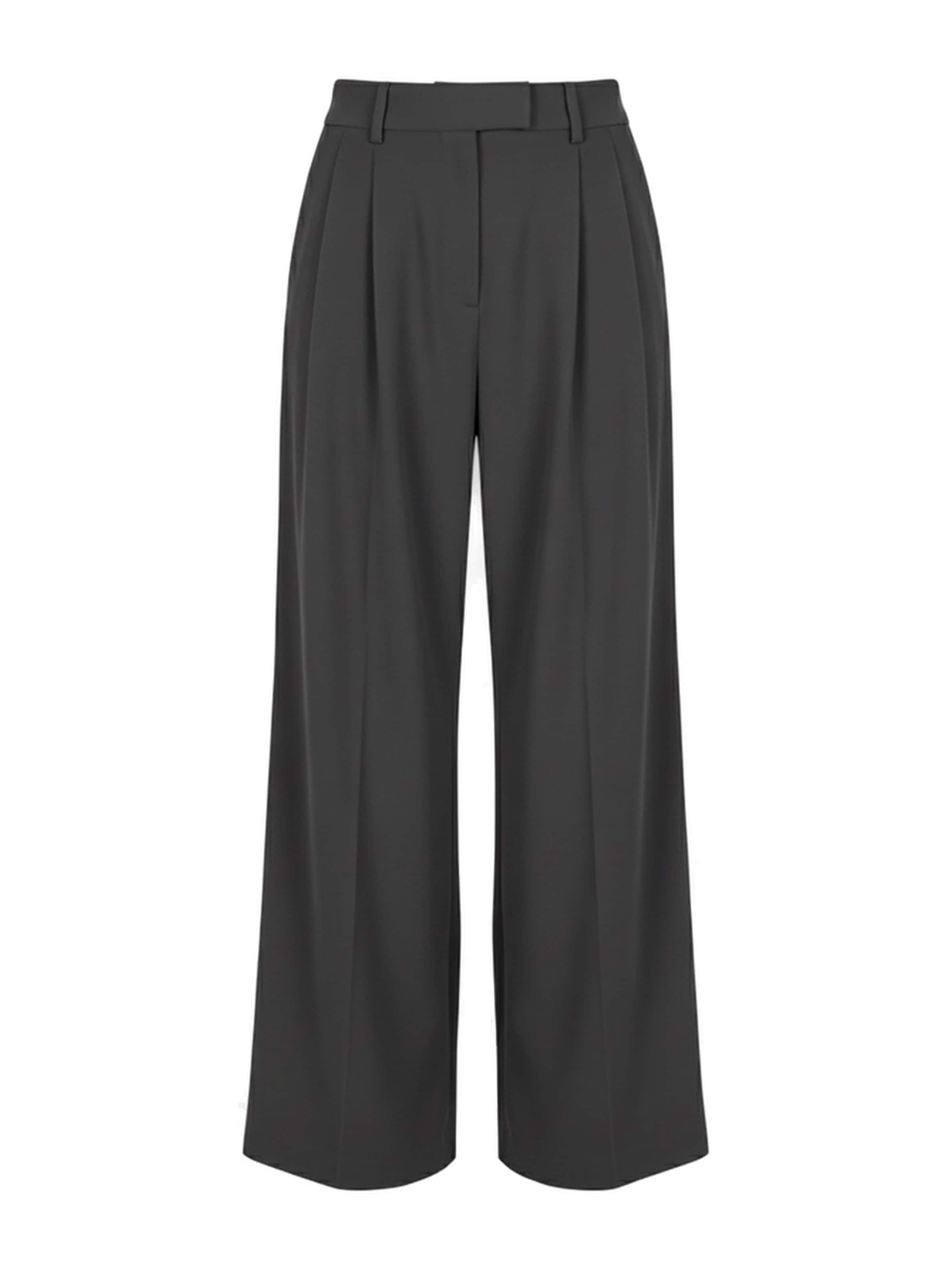 LeGer by Lena Gercke Свободный крой Брюки со складками 'Kora' в Серый: спереди