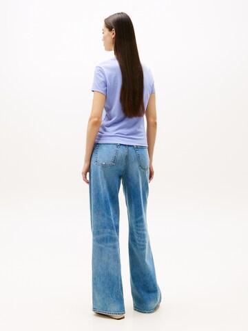 Tommy Jeans T-Shirt 'Ess' in Blau