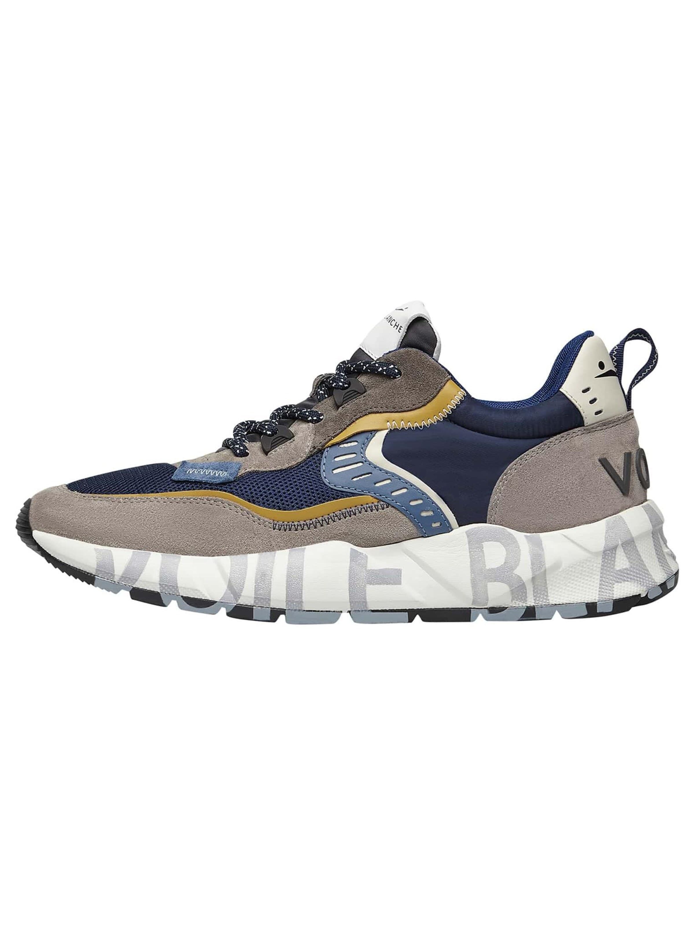 Voile blanche Platform trainers 'CLUB01.' in Grey: front