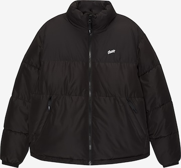 Pull&BearPrijelazna jakna - crna boja: prednji dio