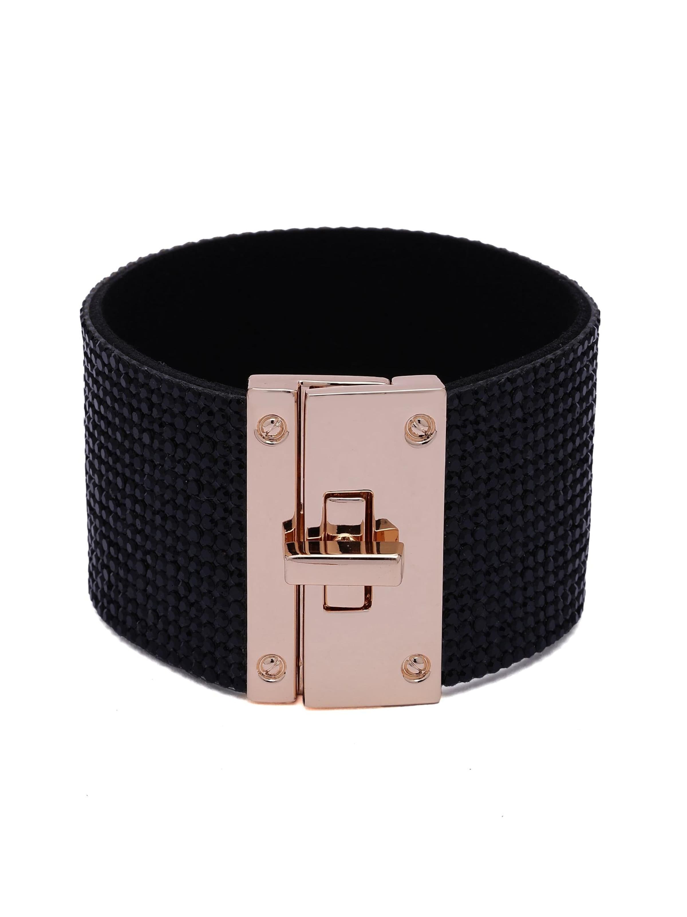 Braccialetto 'Diva' di AVANT-GARDE PARIS in nero