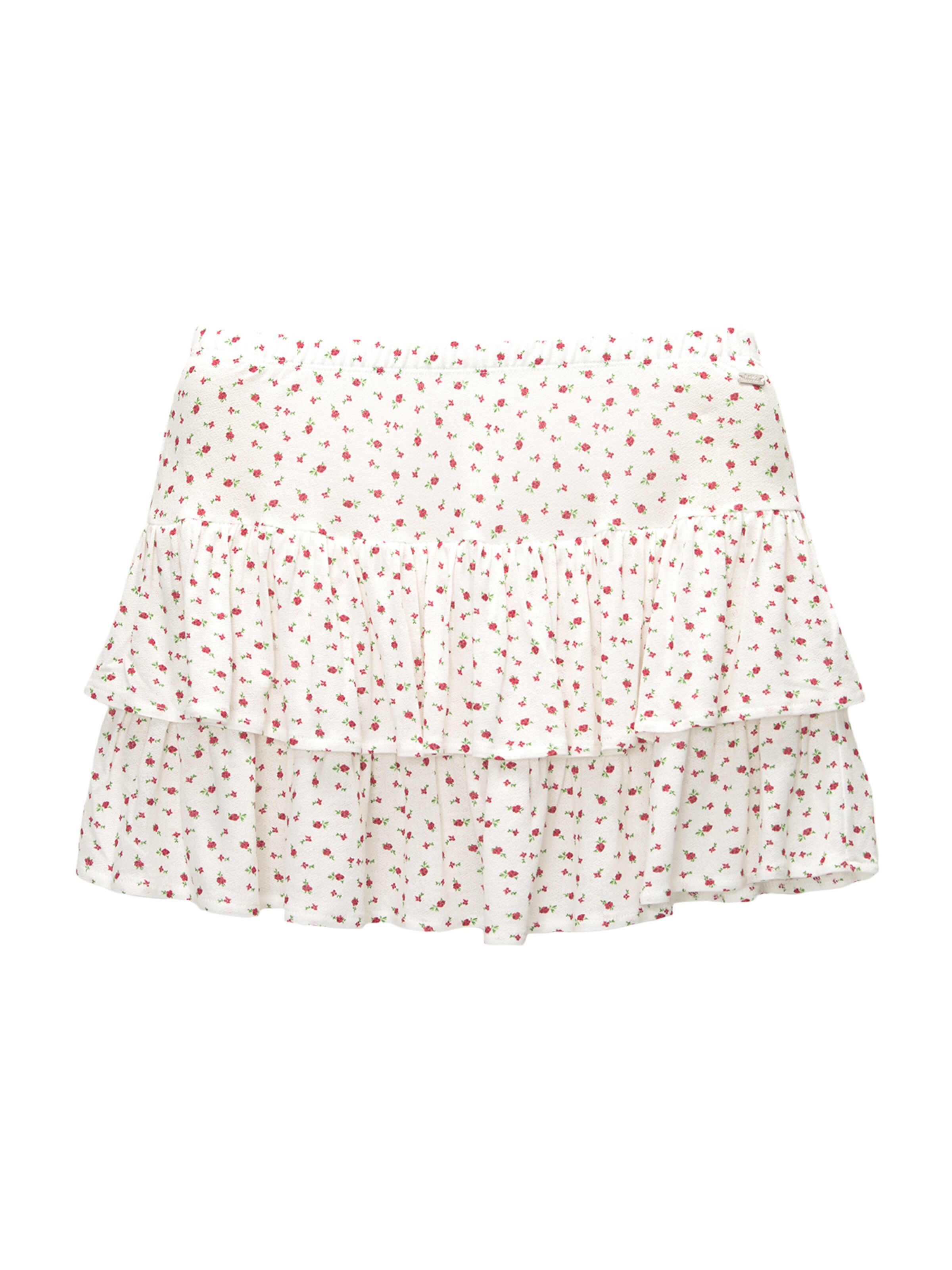 Pull&Bear Rock in Weiß: Vorderseite