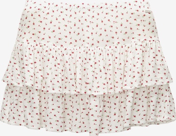 Pull&Bear Skirt in White: front