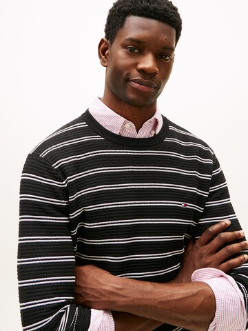 TOMMY HILFIGER Pullover 'SEASONAL' in Schwarz