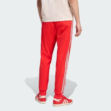 ADIDAS ORIGINALS Tapered Trousers 'Benfica Lissabon Terrace Icons' in Red
