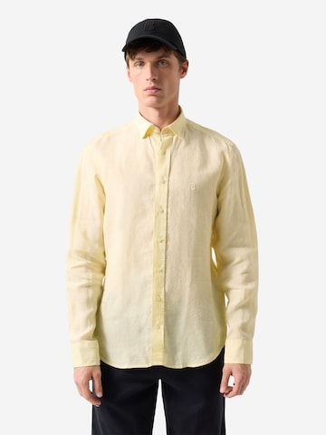 BOGNER Regular Fit Hemd 'Timi' in Gelb: Vorderseite