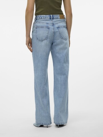 VERO MODA Wide Leg Jeans 'TOKYO' i blå