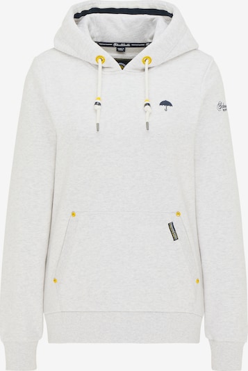 Schmuddelwedda Sweat-shirt en bleu marine / jaune / blanc, Vue avec produit