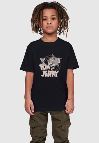 T-Shirt 'Tom and Jerry' ABSOLUTE CULT en noir : devant